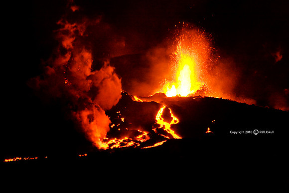 Eruption Eyjafjallajokull 03-04-2010