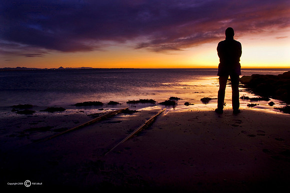 Watching the sun go down