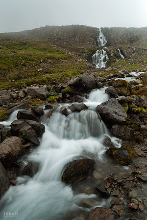 Waterfall in Strandir
