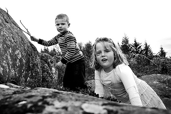 Grandchildren on an Adventure