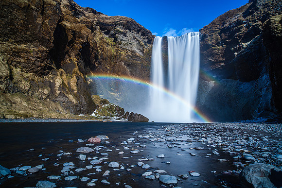Skogafoss waterfall