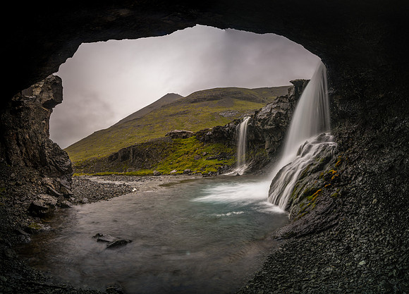 Foss í Lóni-160830_DSC3557-Pano