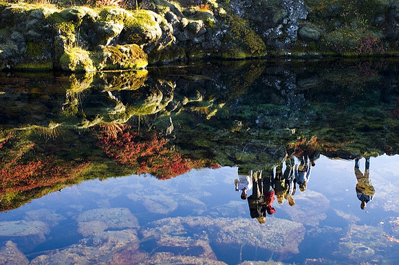 Thingvellir upside down