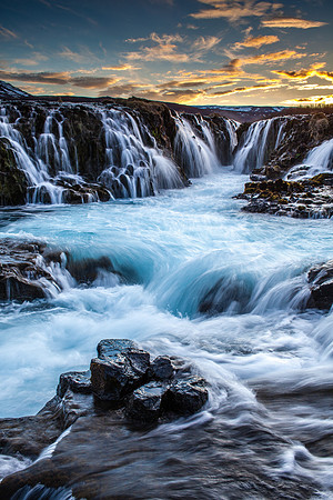 Brúarfoss waterfall
