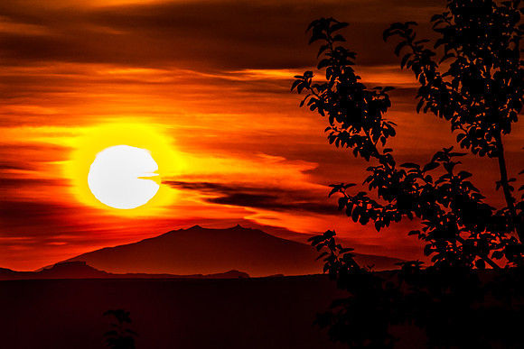 Sunset at Snaefellsjokull