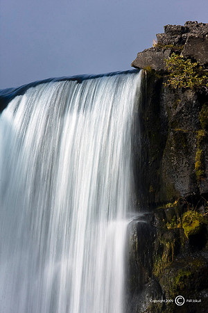 Öxarárfoss - Waterfall in Thingvellir