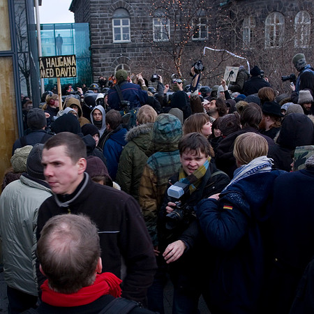 Riot in Reykjavik