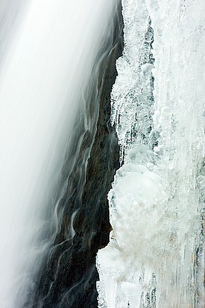 A part of a waterfall