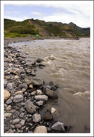 A river in Thorsmork