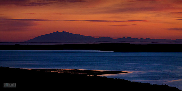Sunset in Borgarfjörður