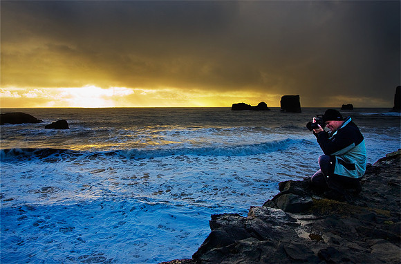 Shooting Dyrhólaey
