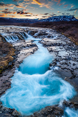 Brúarfoss waterfall